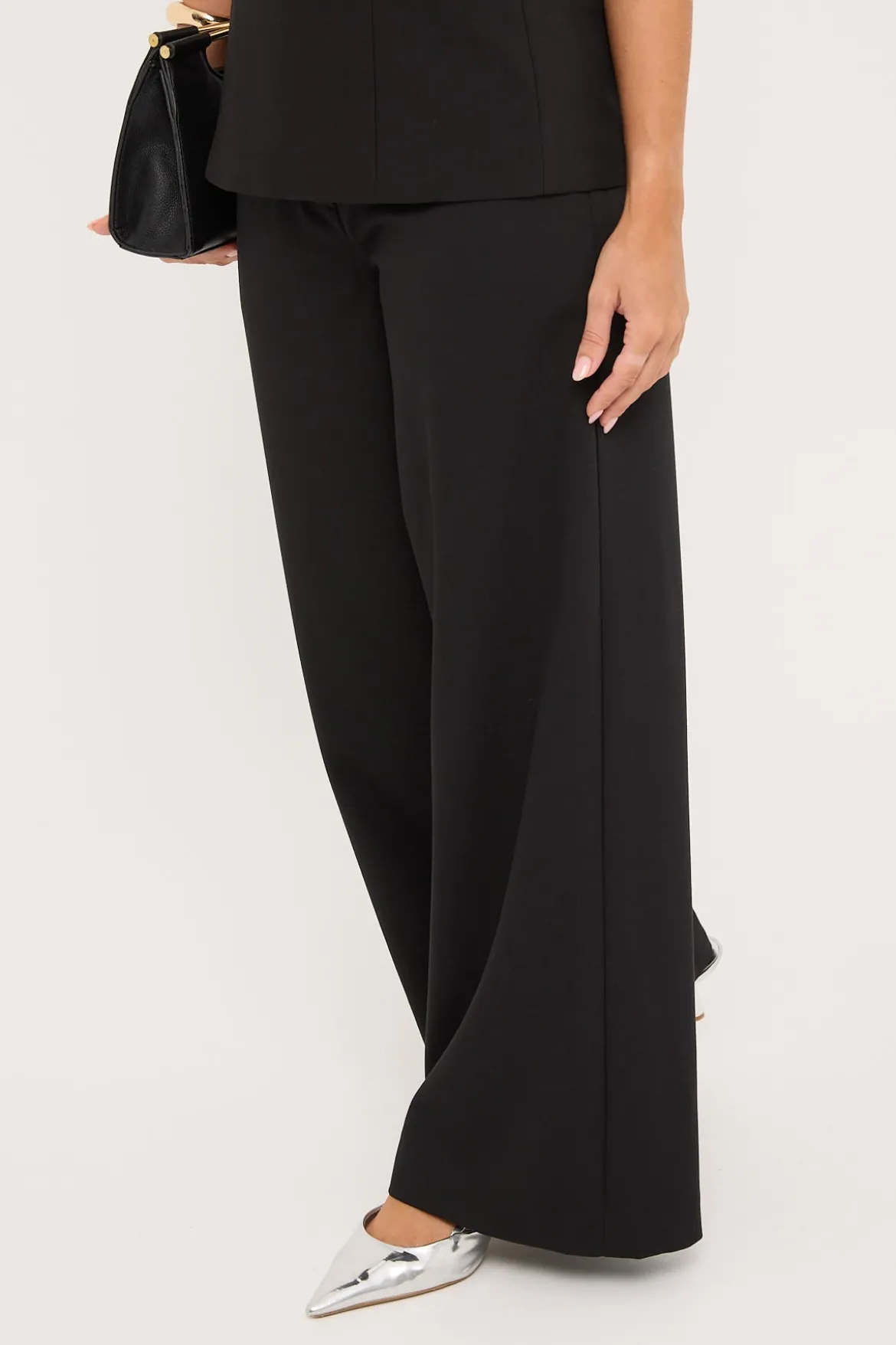 Astrid Mid Rise Pants Black