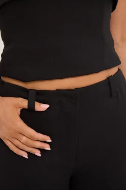 Astrid Mid Rise Pants Black