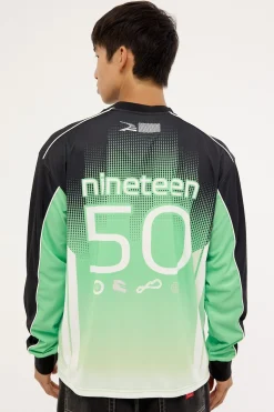 Athletic F1 Mesh Jersey Shift Green/Black