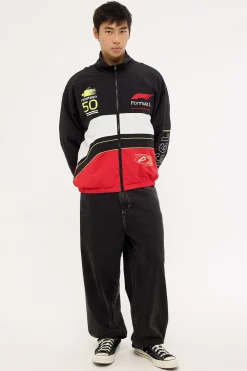 Athletic Formula One Moto Jacket Black