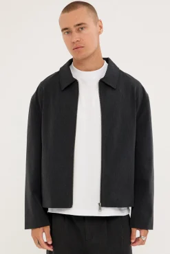 Atticus Cropped Jacket Grey