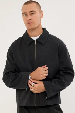 Atticus Cropped Jacket Grey