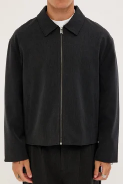 Atticus Cropped Jacket Grey