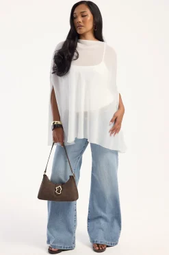 Aura Poncho Porcelain