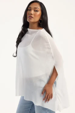 Aura Poncho Porcelain
