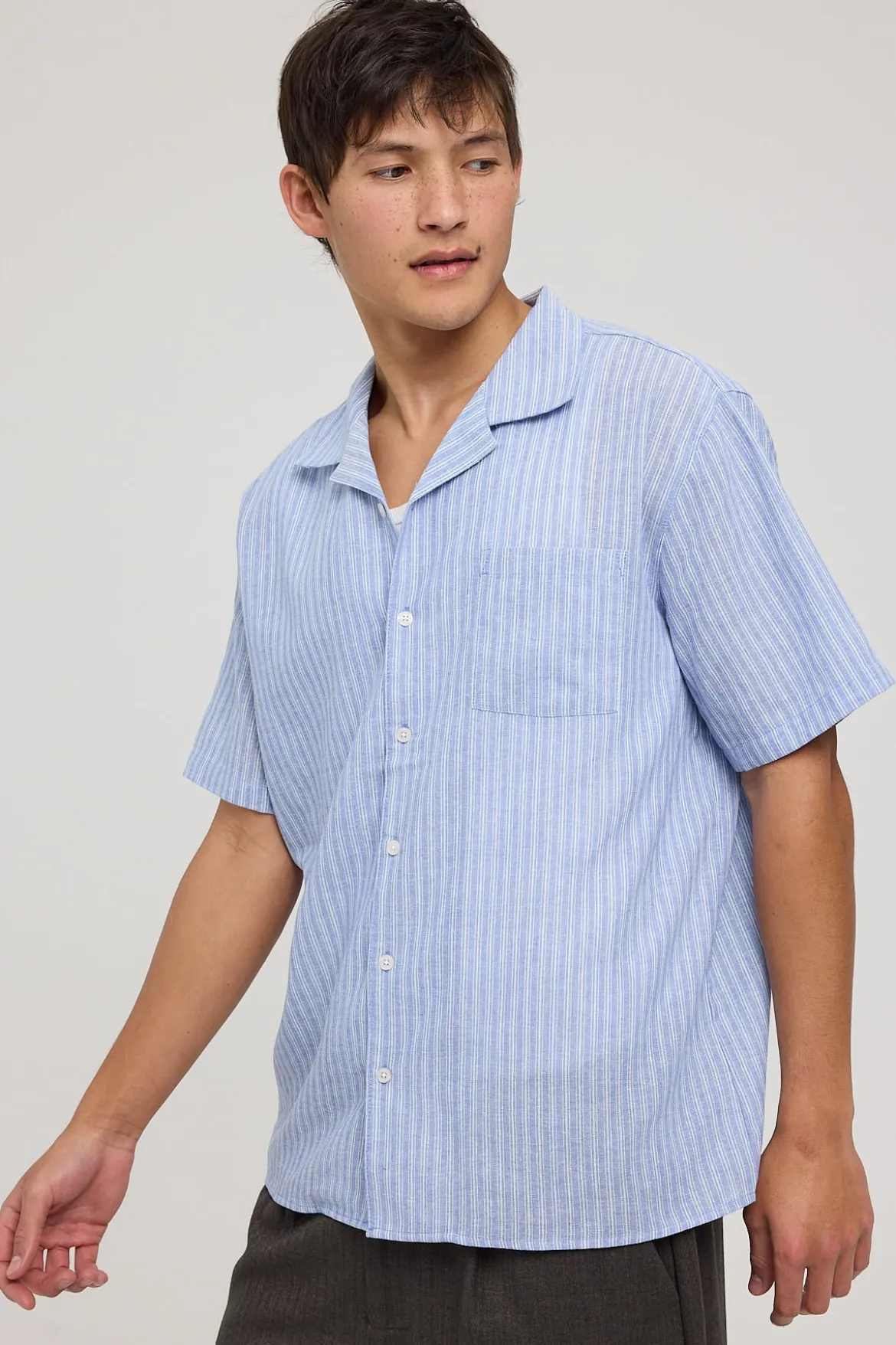 Avenue Resort Shirt Blue Stripe
