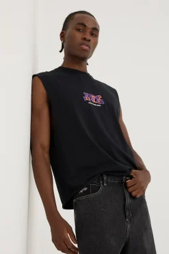Avoidance Muscle Tee Washed Black