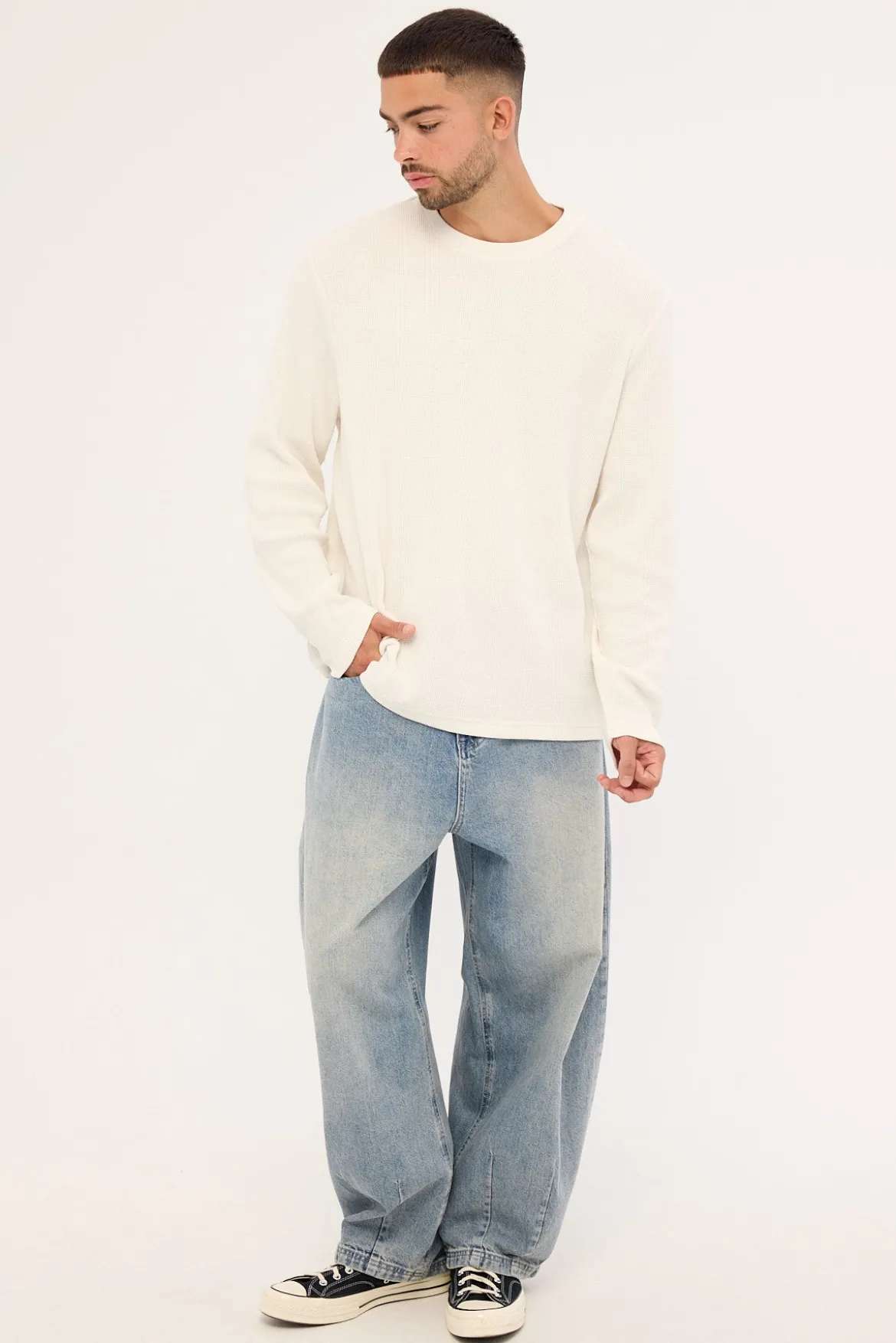 Axis Barrel Jean Cloud Blue Denim