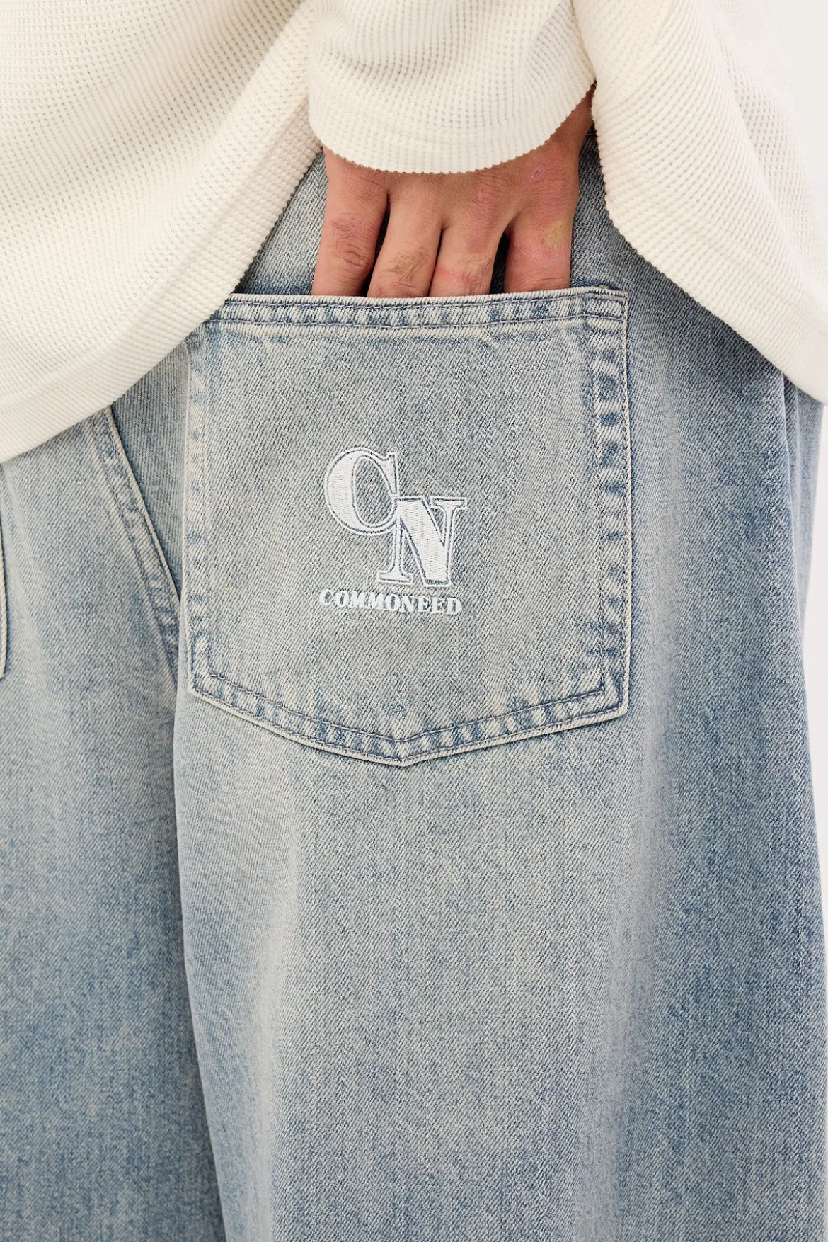 Axis Barrel Jean Cloud Blue Denim