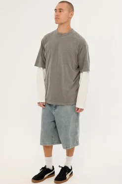 Baggy Bull Denim 91 Short Vintage Blue Pink