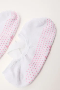 Ballet Pilates Socks White