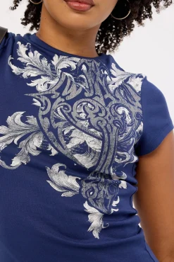 Banish Baby Tee Navy