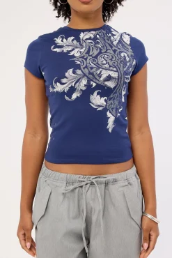Banish Baby Tee Navy