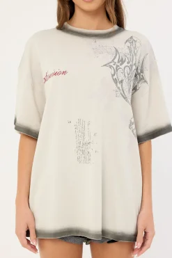 Banish Heavyweight Relaxed Tee Ice Grey