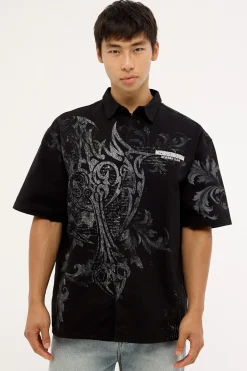 Banish Oversize Shirt Black