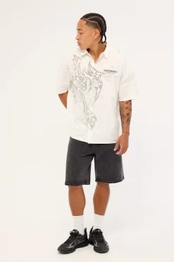 Banish Oversize Shirt White