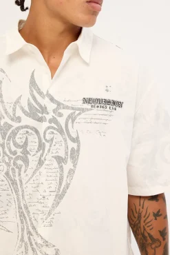 Banish Oversize Shirt White