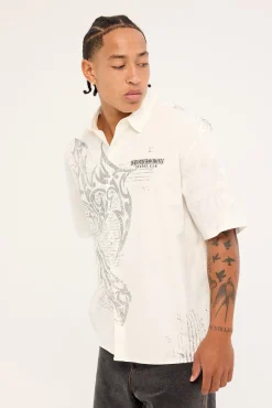 Banish Oversize Shirt White