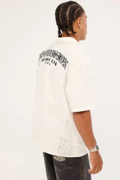 Banish Oversize Shirt White