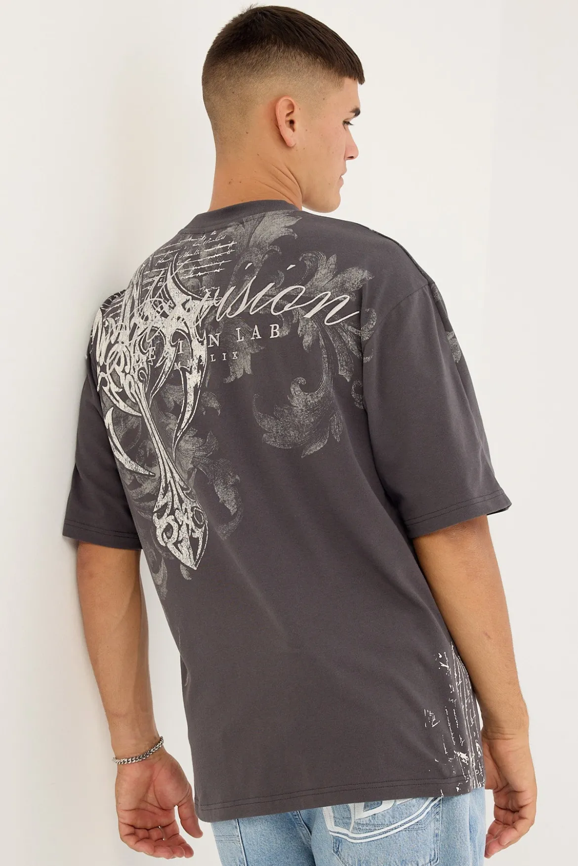 Banish Street Super Heavy Tee Ash Black