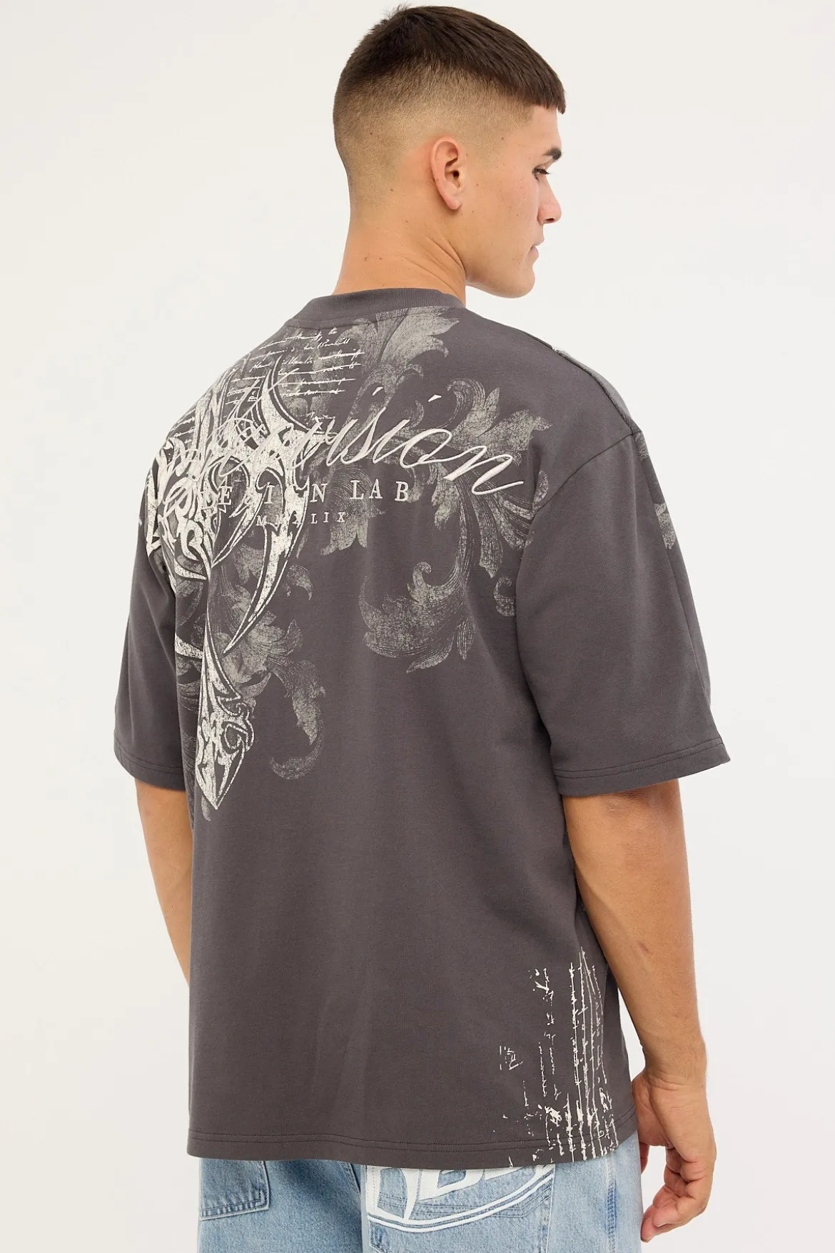 Banish Street Super Heavy Tee Ash Black
