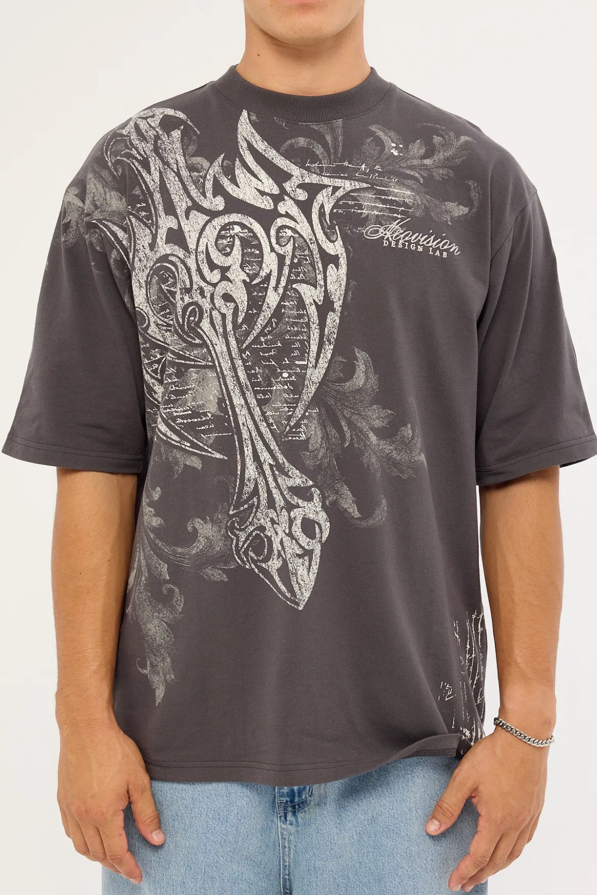 Banish Street Super Heavy Tee Ash Black