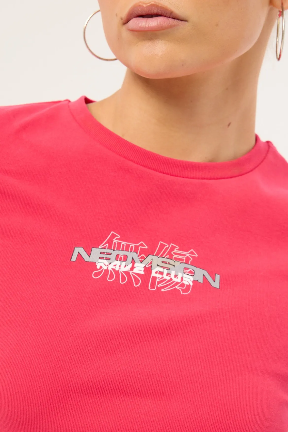 Bassline Baby Tee Fuchsia