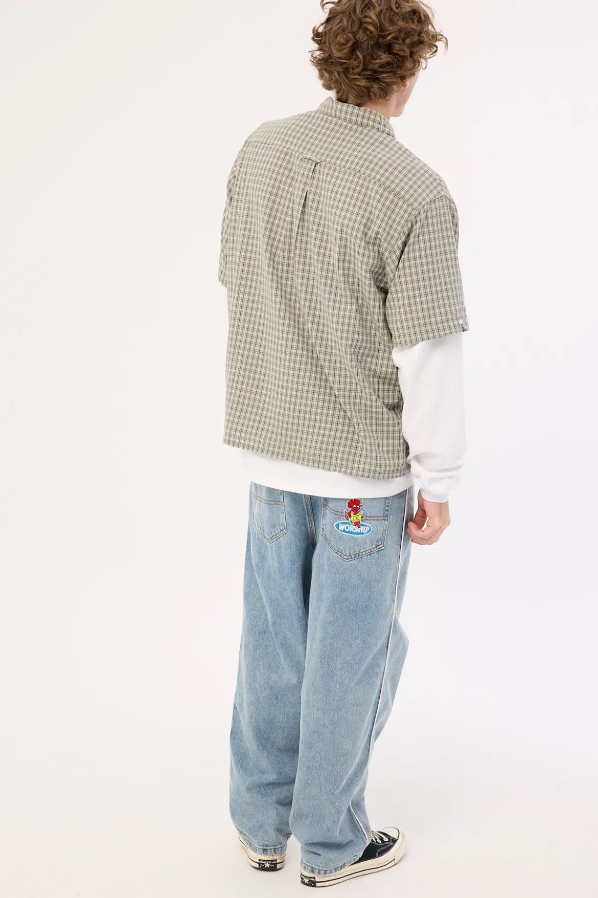Be Cool Piped Big Dawg Jean Raged Blue
