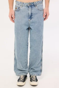 Be Cool Piped Big Dawg Jean Raged Blue