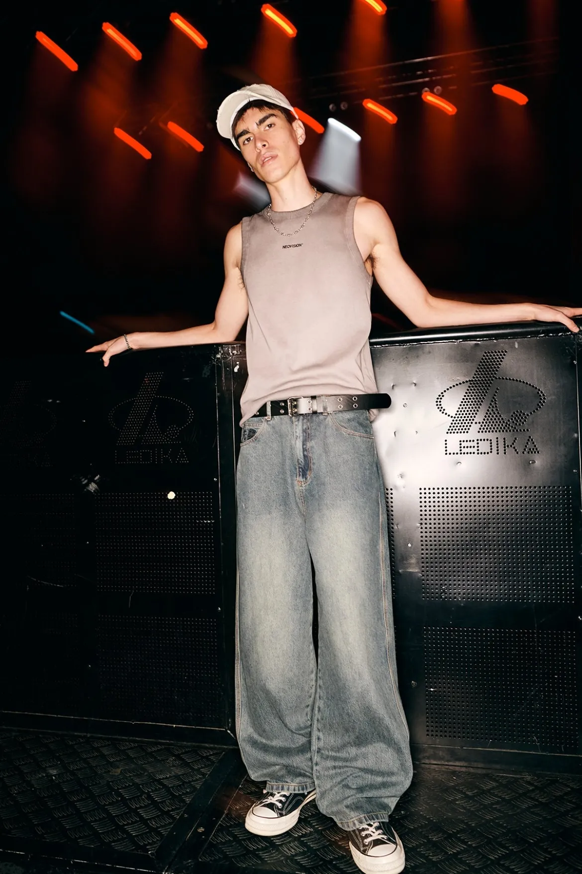 Behemoth Super Baggy Jean Ruins Dirty Blue