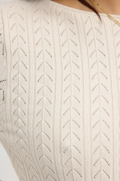 Bellsy Long Sleeve Mini Dress - White