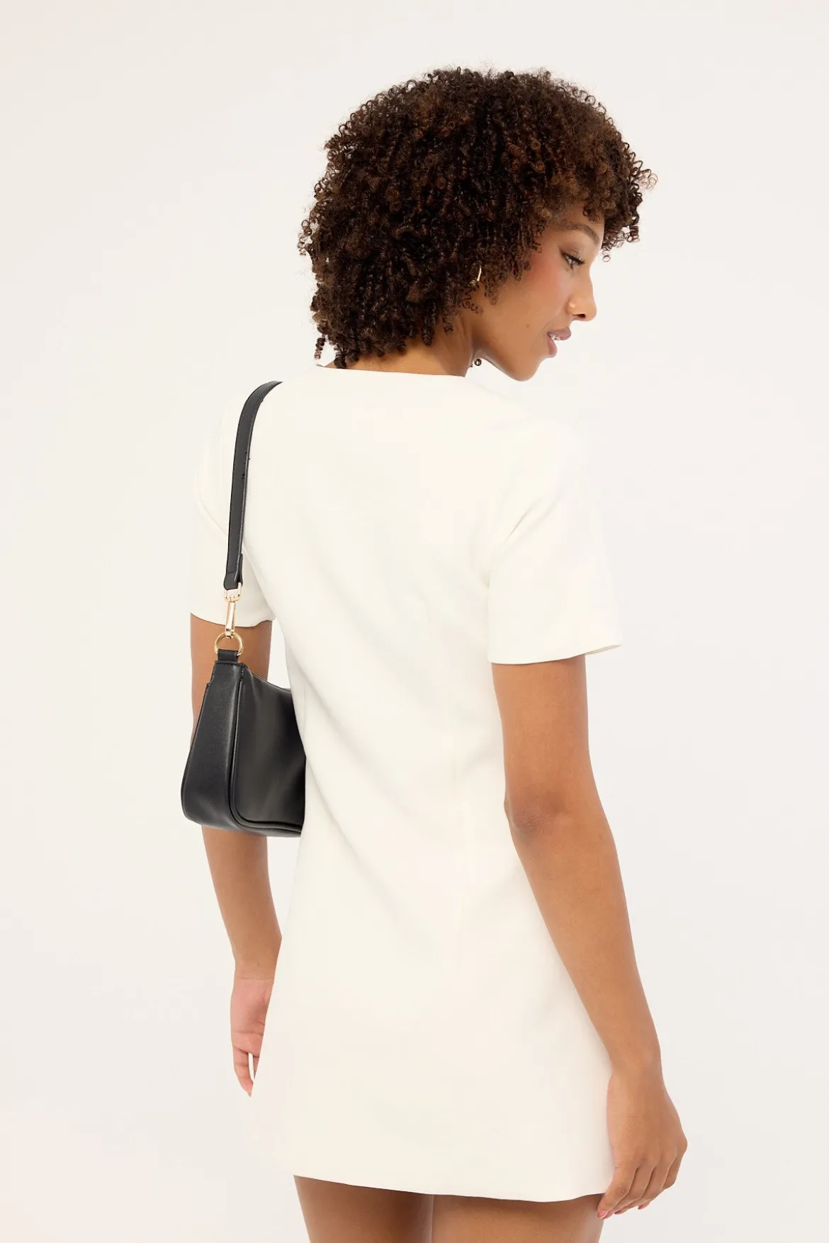 Beth Mini Dress Off White