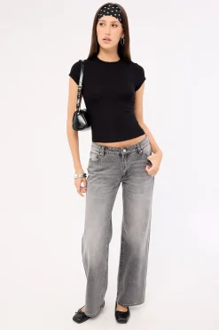 Better Viscose Cap Sleeve Tee Black