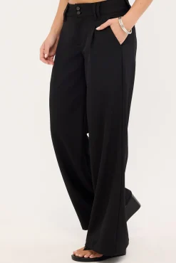 Beverley Low Rise Suit Pant Black