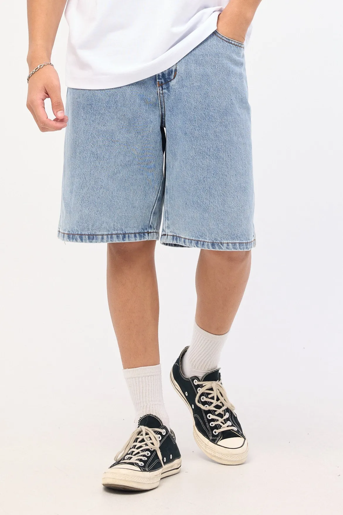 Big Dawgs Jean Short Raged Blue