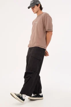 Big Loose Slacker Cargo Pant Black