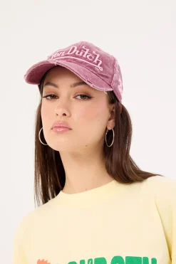 Big Signature 32 Dad Cap Burgundy/Pink