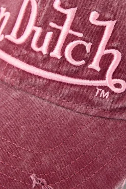Big Signature 32 Dad Cap Burgundy/Pink