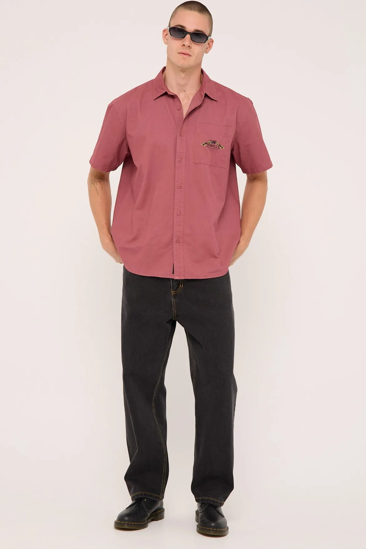 Big Slacker Denim Jean Black Bull