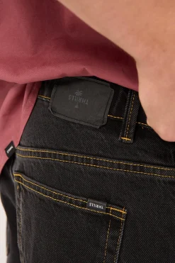 Big Slacker Denim Jean Black Bull