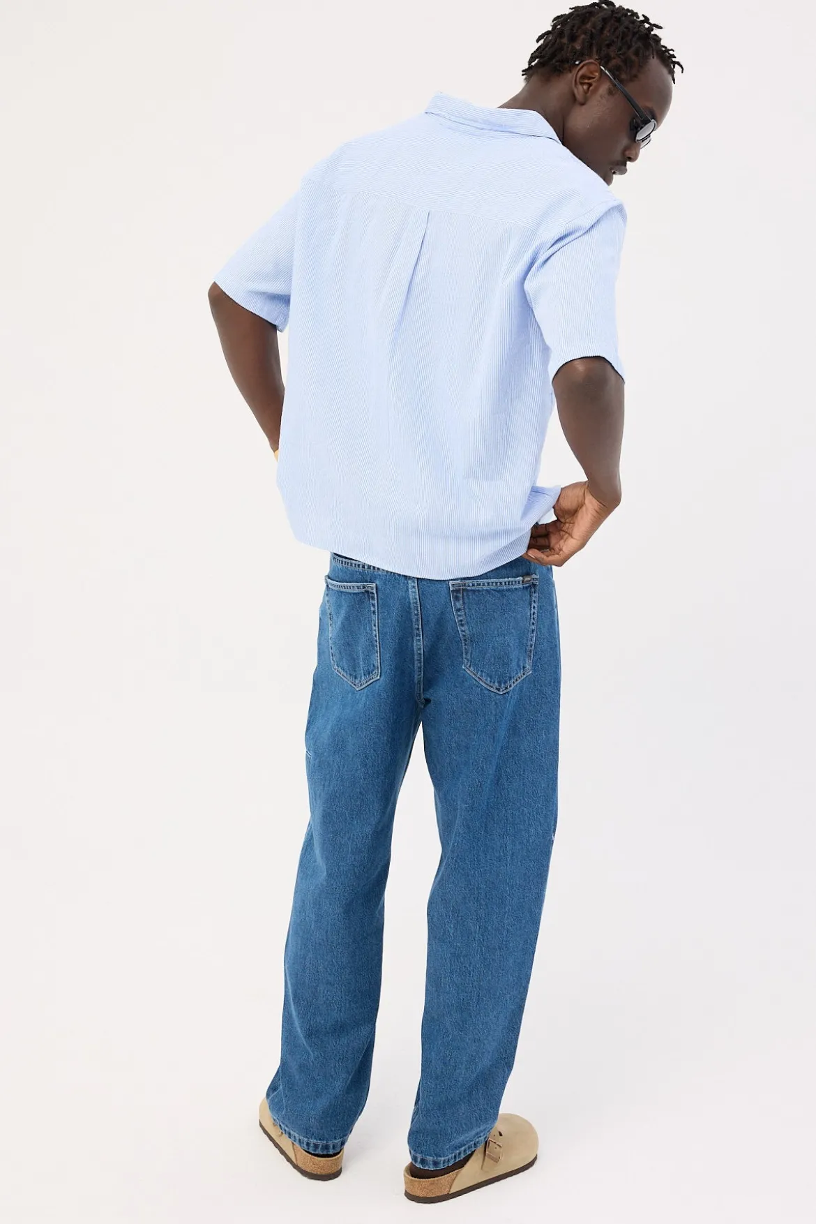 Big Slacker Denim Jean Vintage Rinse Blue