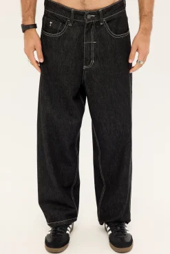 Biggest Slacker Jean Raw Black