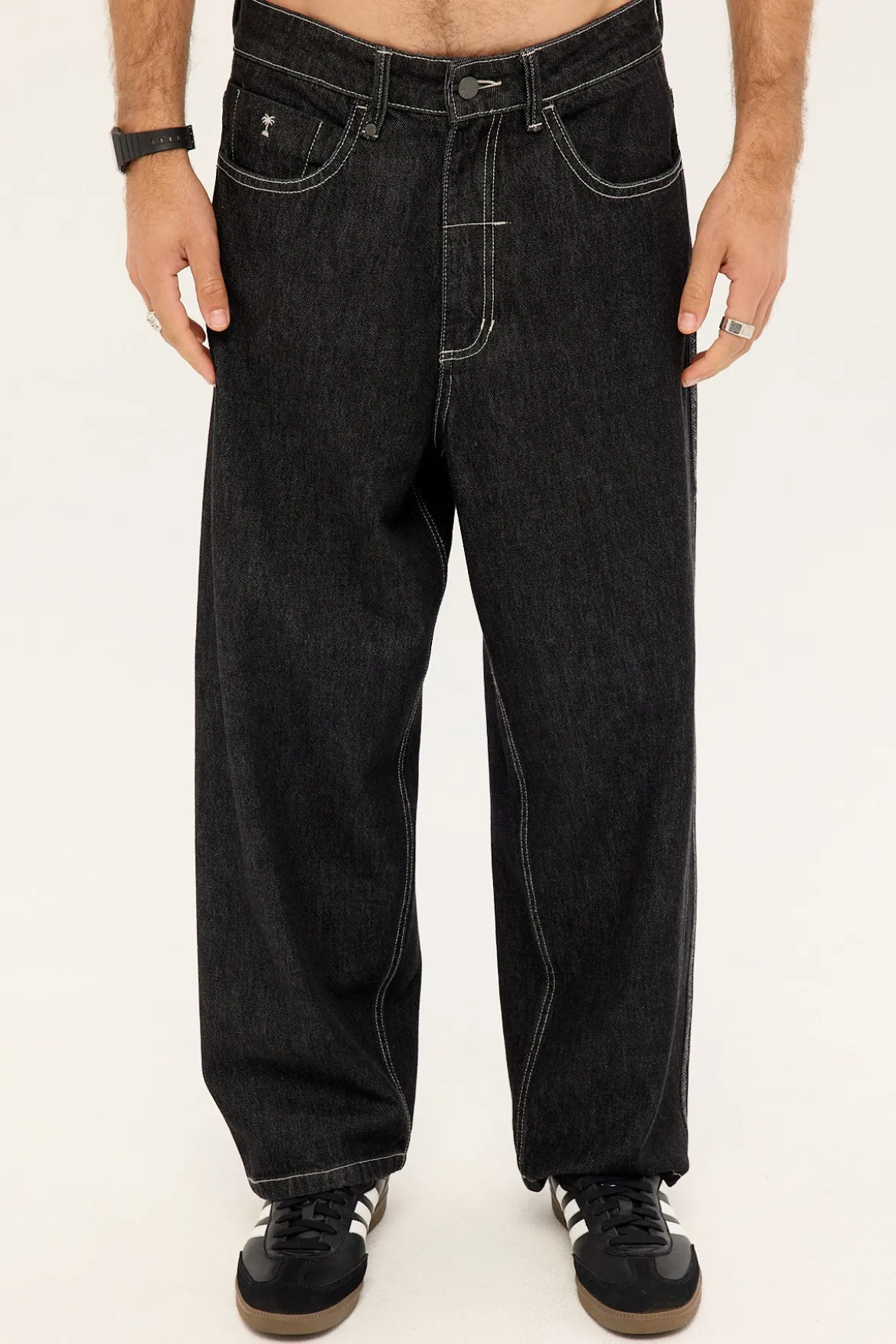 Biggest Slacker Jean Raw Black