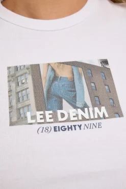 Billboard Baby Rib Tee Optic White