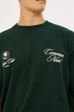 Billiards Heavyweight Boxy Tee Dark Green