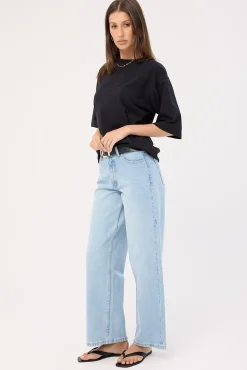 Billie Low Baggie Jean Ash Blue