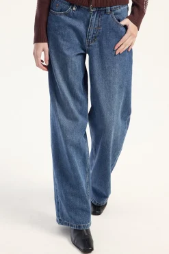 Billie Low Baggy Jean Darker Dust Blue
