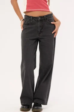 Billie Low Jean Ash Black