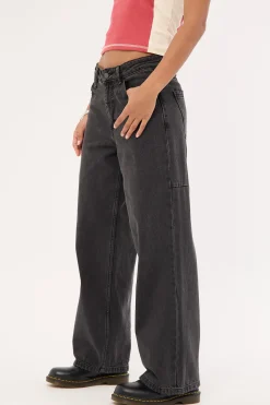 Billie Low Jean Ash Black