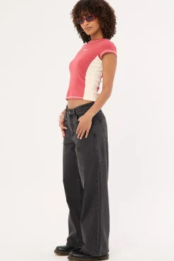 Billie Low Jean Ash Black